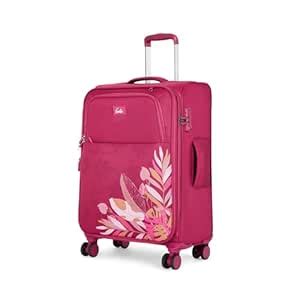 Buy Genie Nylon Bloom 68Cm Trolley Bag, Soft Side Premium 8 Spinner ...