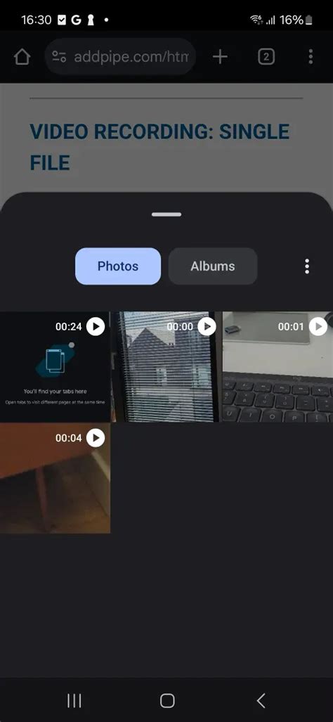 Android 14 & 15 File Inputs: Why the Camera Option is Missing in Chrome ...