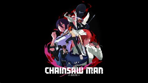 Chainsaw Man - The Movie: Reze Arc Wallpaper 4K, 12K, Movie poster
