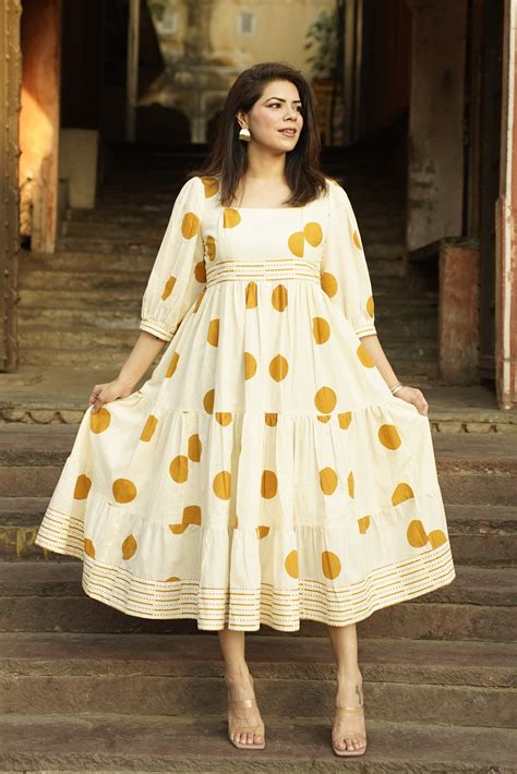 Polka Dots Printed Dress – Local Nation