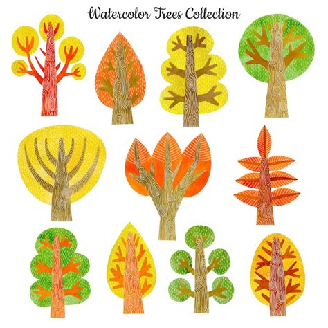 Tree objects illustration Images - Free Download on Freepik