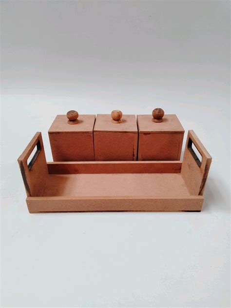 Dry Fruits Jar & Tray Set With Lid