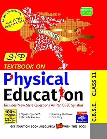 SP TextBook On Physical Education Class 11 Eng (For 2024 Examination ...