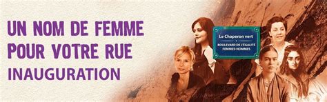 Inauguration des plaques de rues au Chaperon vert, Place Marcel Cachin ...