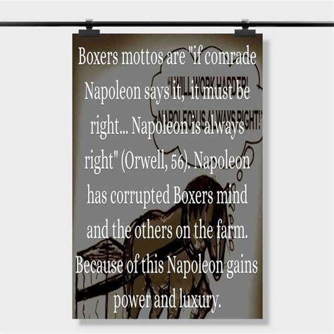 Napoleon Animal Farm Quotes Animal Farm Book Report By Hannah Sue On