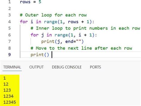 Image result for Python Pattern Program