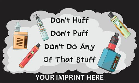Vaping Prevention Banner | Customizable Anti-Vaping Slogan | School ...
