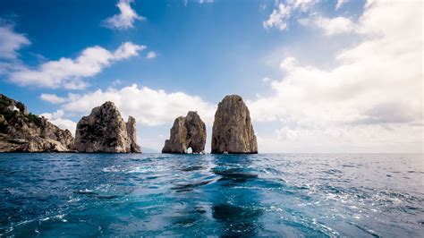 Download wallpaper 2560x1440 rocks, cliff, sea, water, sky widescreen ...