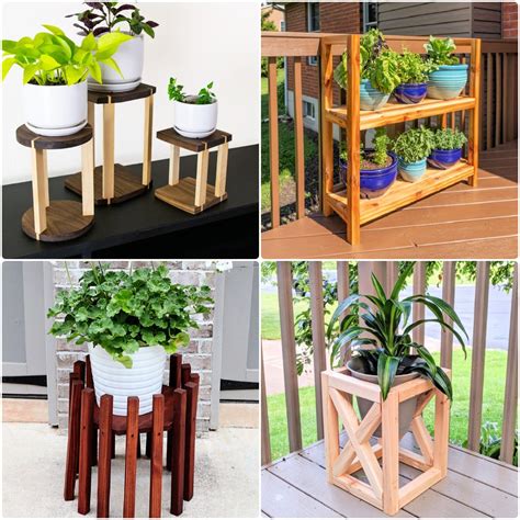 How To Build A Wooden Flower Pot Stand | Best Flower Site
