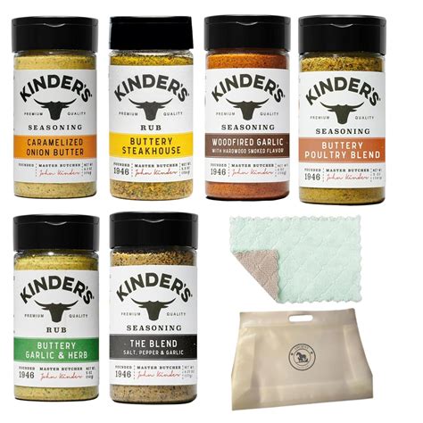 Amazon.com : Kinders Seasoning Variety Pack - The Blend, Buttery ...