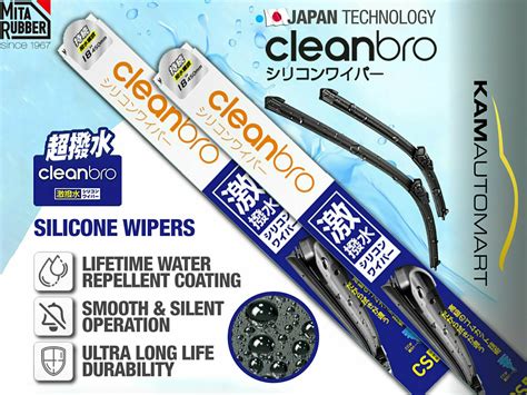 CLEANBRO Silicone Car Wiper with Water-Repellent Formula [JAPAN Technology] | Deals | Motorist ...