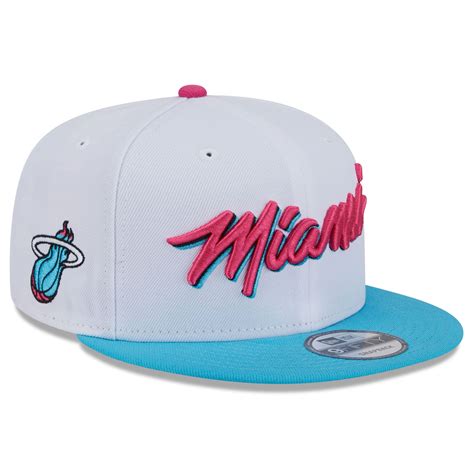 Miami Heat New Era 2024/25 City Edition Alternate 9FIFTY Snapback Hat ...