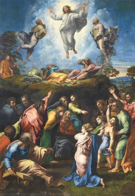 Paintings Reproductions | The Transfiguration, 1520 by Raphael ...