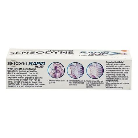 Buy Sensodyne Rapid Relief Toothpaste, 40 gm | 19 Minutes Delivery ...