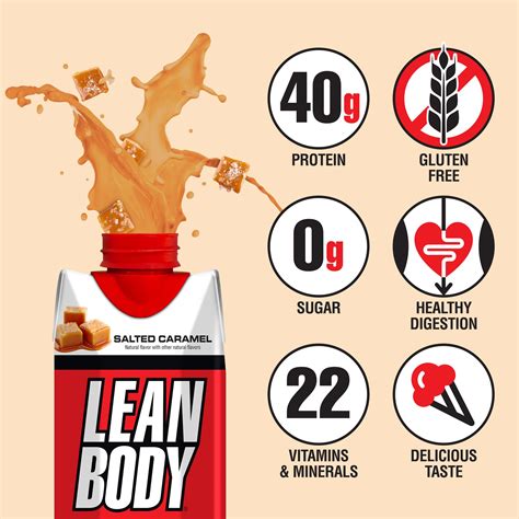 Snapklik.com : Lean Body Ready-to-Drink Salted Caramel Protein Shake ...