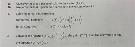 Find Vector Perpendicular to a and C 的图像结果