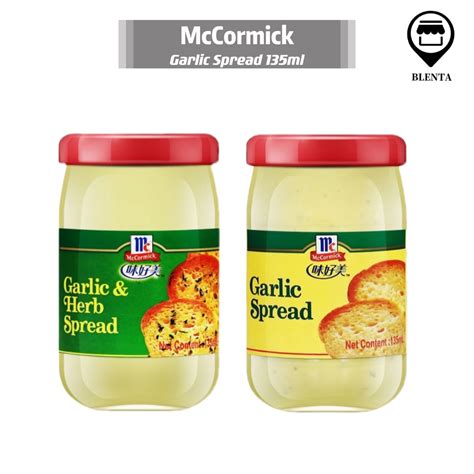 Mccormick Garlic Spread / Garlic & Herb Spread 135ml🔥SG READY STOCK🔥 ...