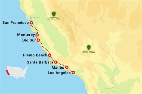 Pacific Coast Highway Motorcycle Tour - San Francisco to Los Angeles ...
