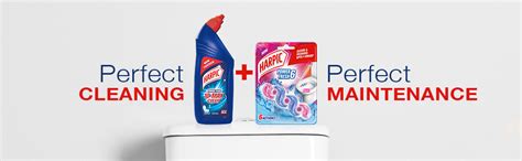 Harpic Floral Delight - 35 g Pack of 2 Power Fresh 6 Toilet Cleaner Rim ...