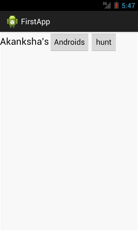 Horizontal Layout Android 的图像结果
