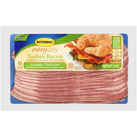 Turkey Bacon Nutrition Butterball at Tashia Wood blog