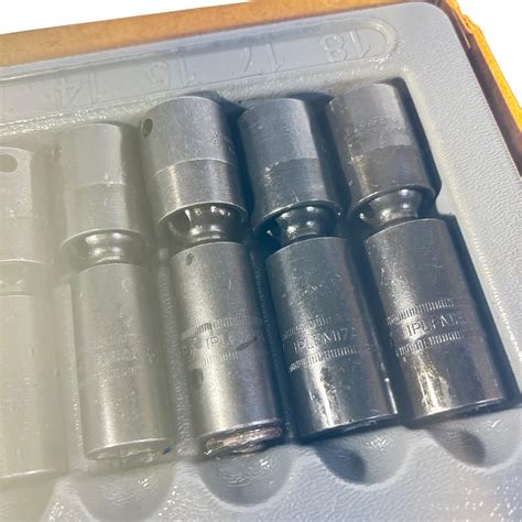 Snap-On Tools 207IPLFM 3/8" Metric Impact Swivel Socket Set - 15mm ...