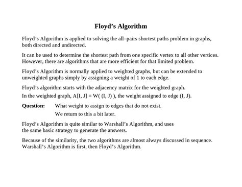 Image result for Floyd Algorithm Explained