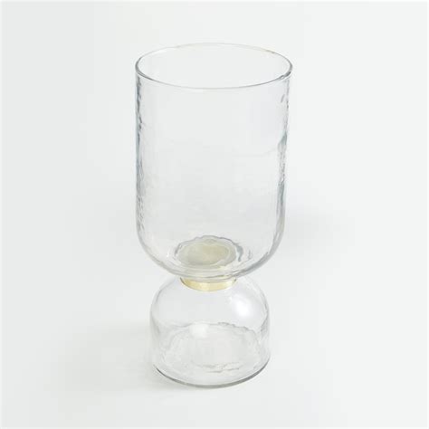Buy Splendid Modern Luxe Glass Hammered Vase from Home Centre at just ...