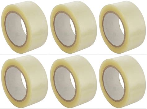 V4L Transparent Adhesive BOPP Tape 2'' inch Width x 65 Meter Length ...
