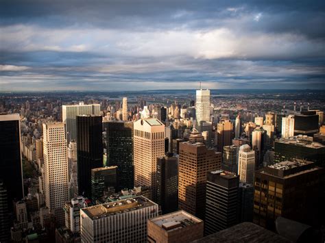 Download wallpaper 1280x960 metropolis, buildings, architecture, aerial ...