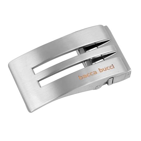 Bacca Bucci 35 MM Nickle Free Reversible Clamp Belt Buckle with ...