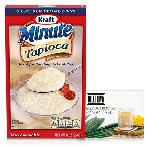 Buy Minute Tapioca Bundle. Includes One Kraft Minute Tapioca 8 Oz Box ...