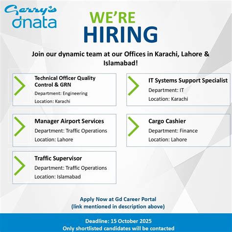 Gerry's dnata Jobs October 2025