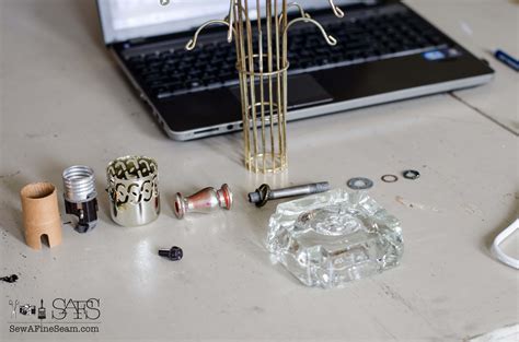 Rewiring a Vintage Lamp - Sew a Fine Seam