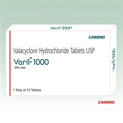 VARIL-1000 Tablets Canbro Healthcare