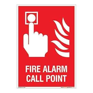 buysafetyposters.com - Fire Alarm Call Point Sign in English - PVC ...