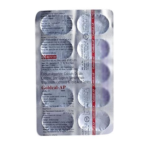 Goldcal-AP Tablet 10's : Amazon.in: Health & Personal Care