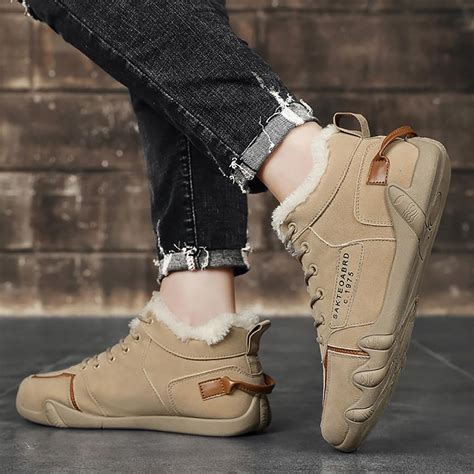 Men's Winter Shoes, Waterproof Snow Boots Platform India | Ubuy