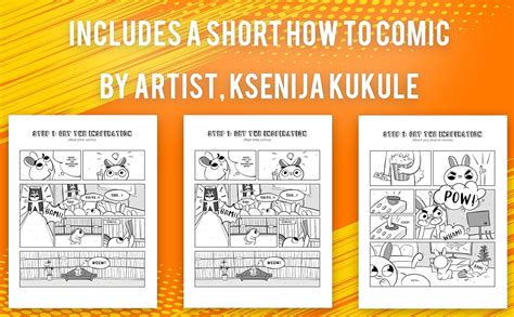 Blank Comic Book for Kids: Make Your Own Comic Book, Draw Your Own ...