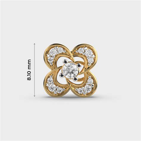 Buy Charismatic Flower Diamond Nosepin At Jewelbox