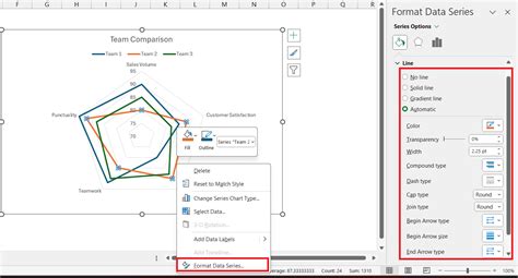 Image result for Excel Radar Chart Tutorial