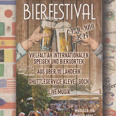 Internationales Bierfestival, Goch, Klooster Graefenthal, Goch, 9 June ...
