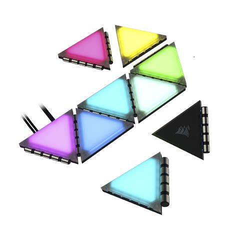 Buy Corsair iCUE LC100 Case Accent Lighting Panels - Mini Triangle - 9x ...