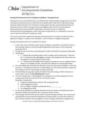 Nursing Assessment - Fill and Sign Printable Template Online
