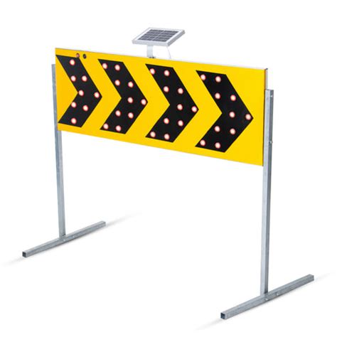Buy Road Closed Traffic LED Solar Flashing Arrow Direction Sign Board ...