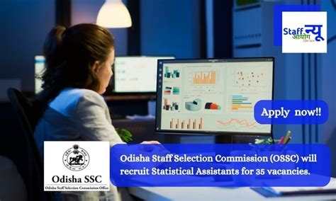 Odisha Staff Selection Commission (OSSC) will recruit Statistical ...