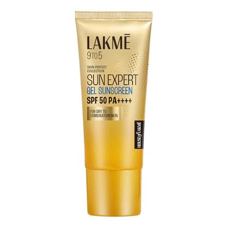 LAKMÉ Sun Expert SPF 50 PA+++ Gel Sunscreen, Niacinamide | Water Light ...