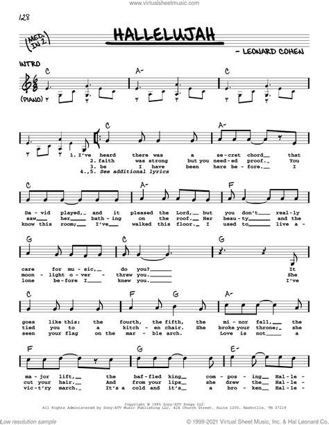 Download Digital Sheet Music of alleluia for Melody line, (Lyrics ...