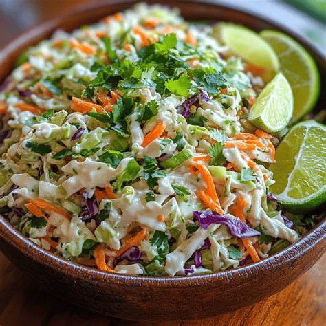 Zesty Cilantro Lime Coleslaw: A Refreshing Twist on a Classic - kitchenmoms