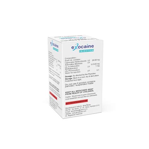 Exocaine Injection | Uses, Side Effects, Price | Apollo Pharmacy